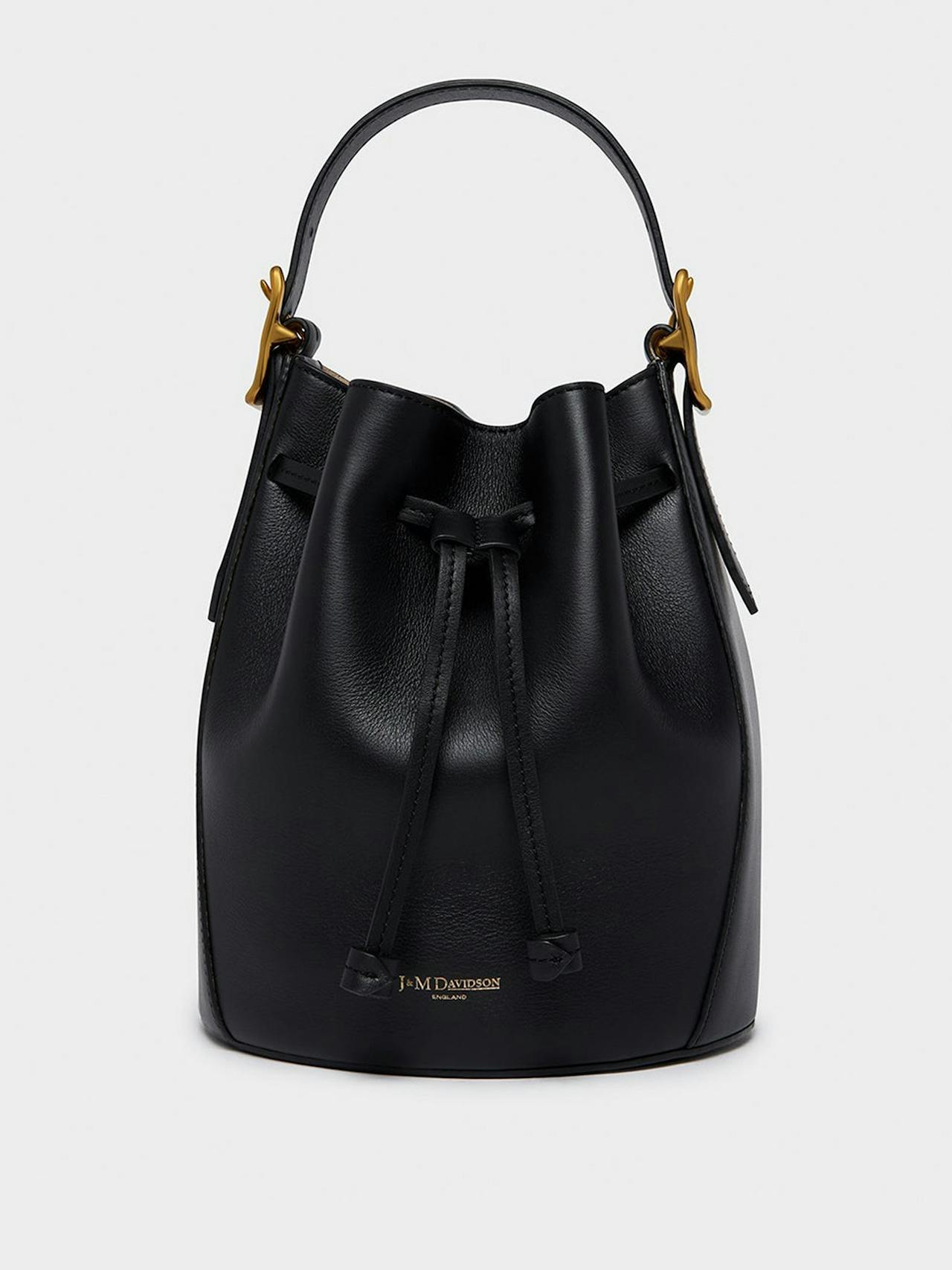 Poppy bucket bag, black leather Bags J&M Davidson    - Collagerie