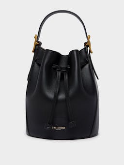 Poppy bucket bag, black leather Bags J&M Davidson    - Collagerie