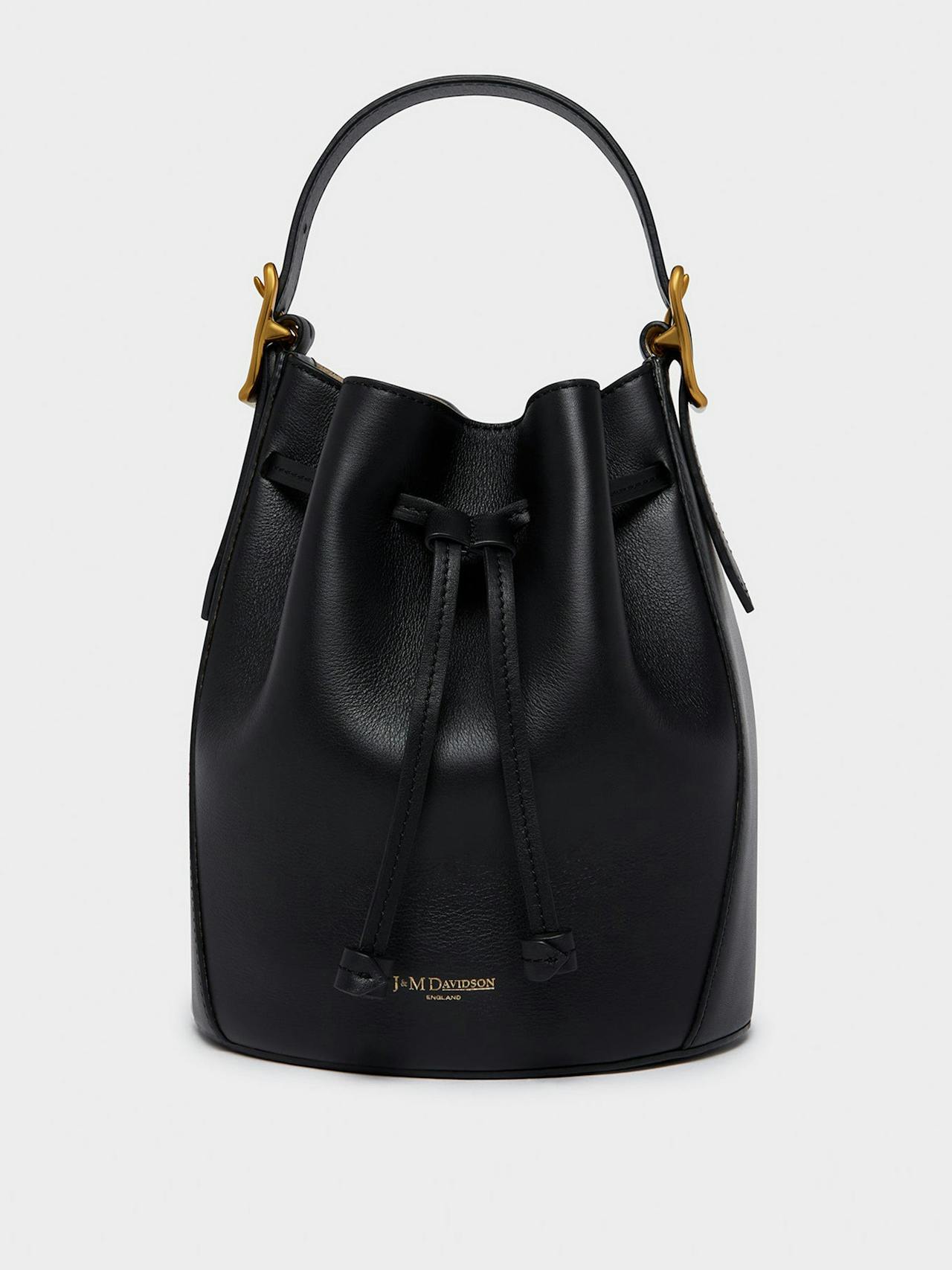 Poppy bucket bag, black leather Bags J&M Davidson    - Collagerie