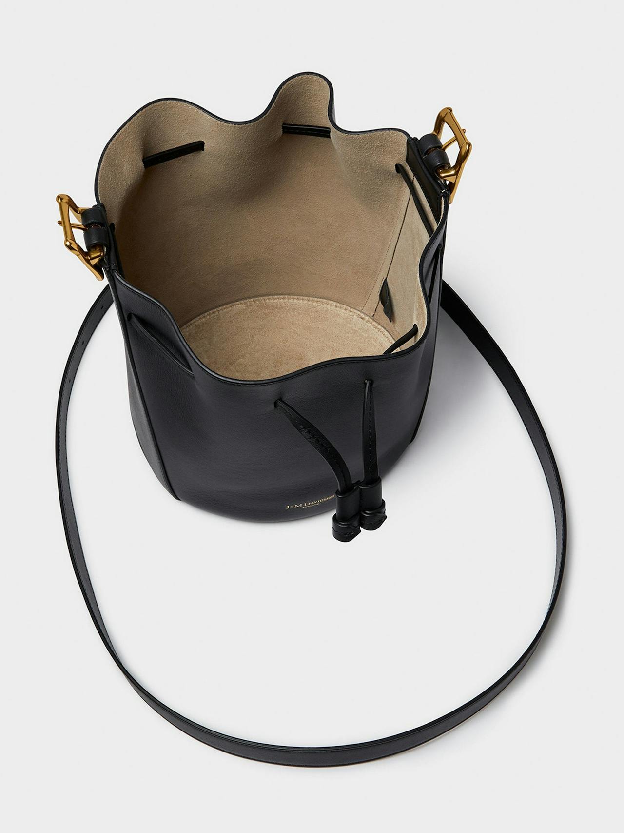 Poppy bucket bag, black leather Bags J&M Davidson    - Collagerie