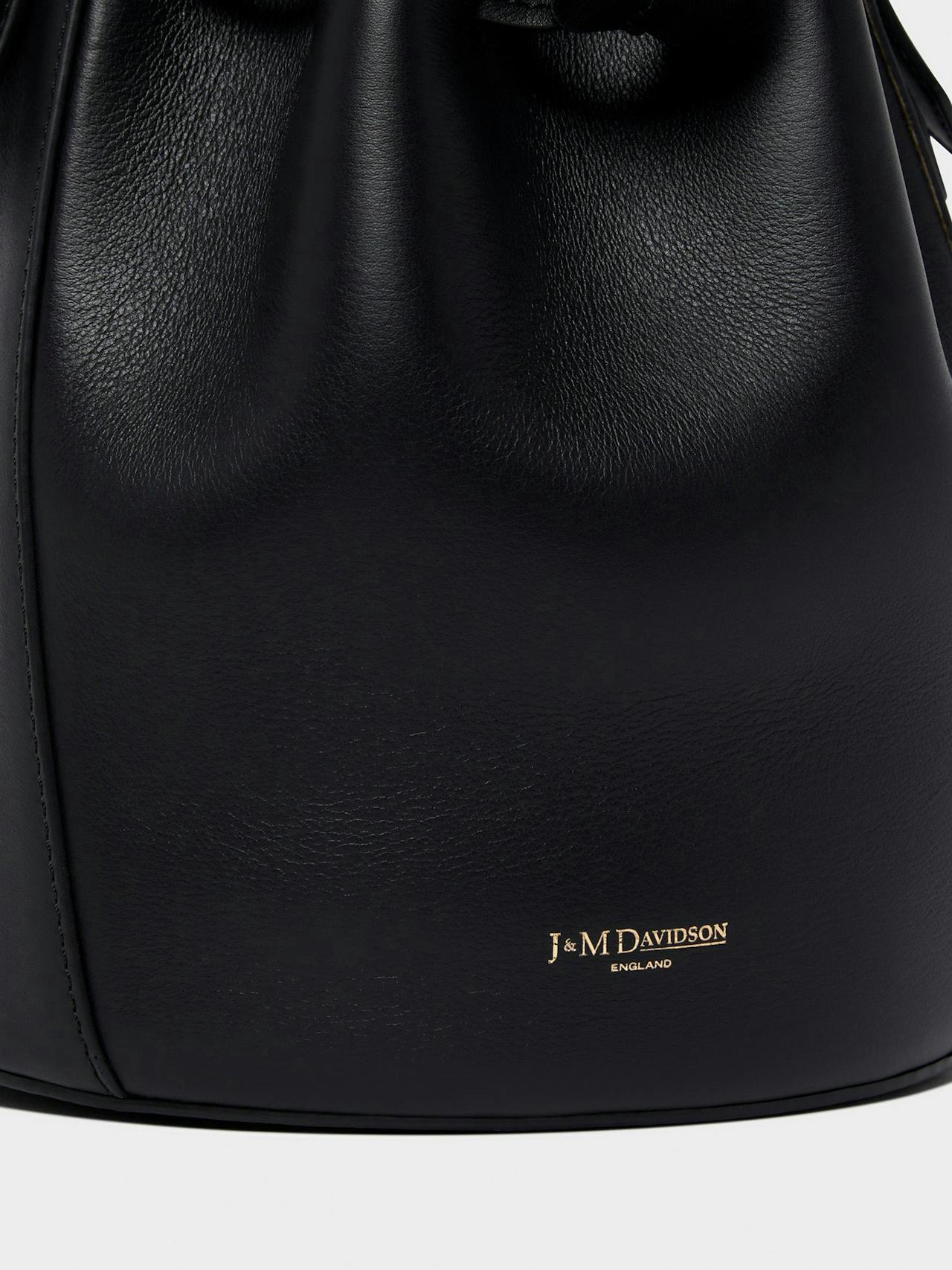 Poppy bucket bag, black leather Bags J&M Davidson    - Collagerie