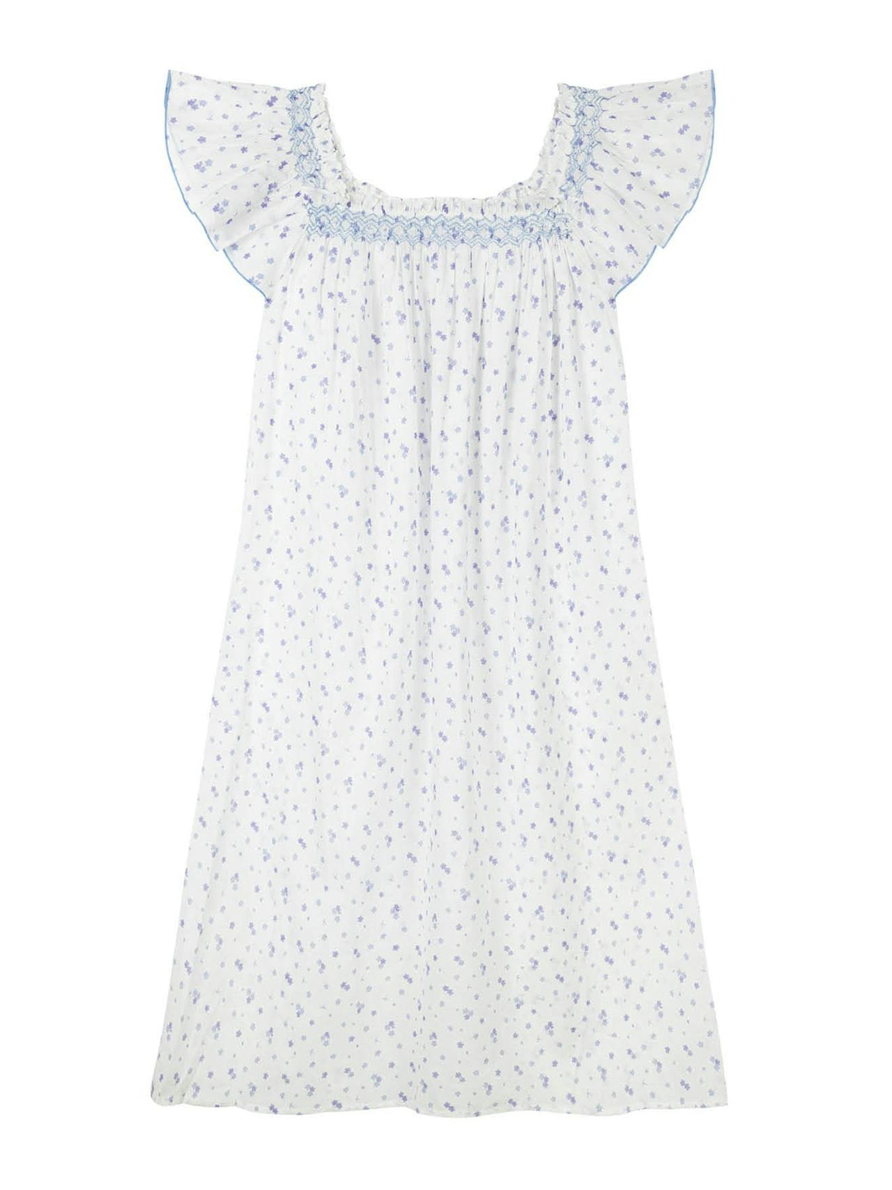 Cotton Poppy Plumbago nightgown