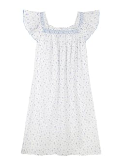 Cotton Poppy Plumbago nightgown  If Only If    - Collagerie