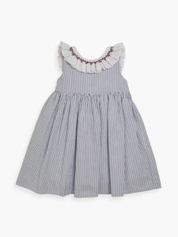 Poppy dress navy stripe Child Amaia    - Collagerie