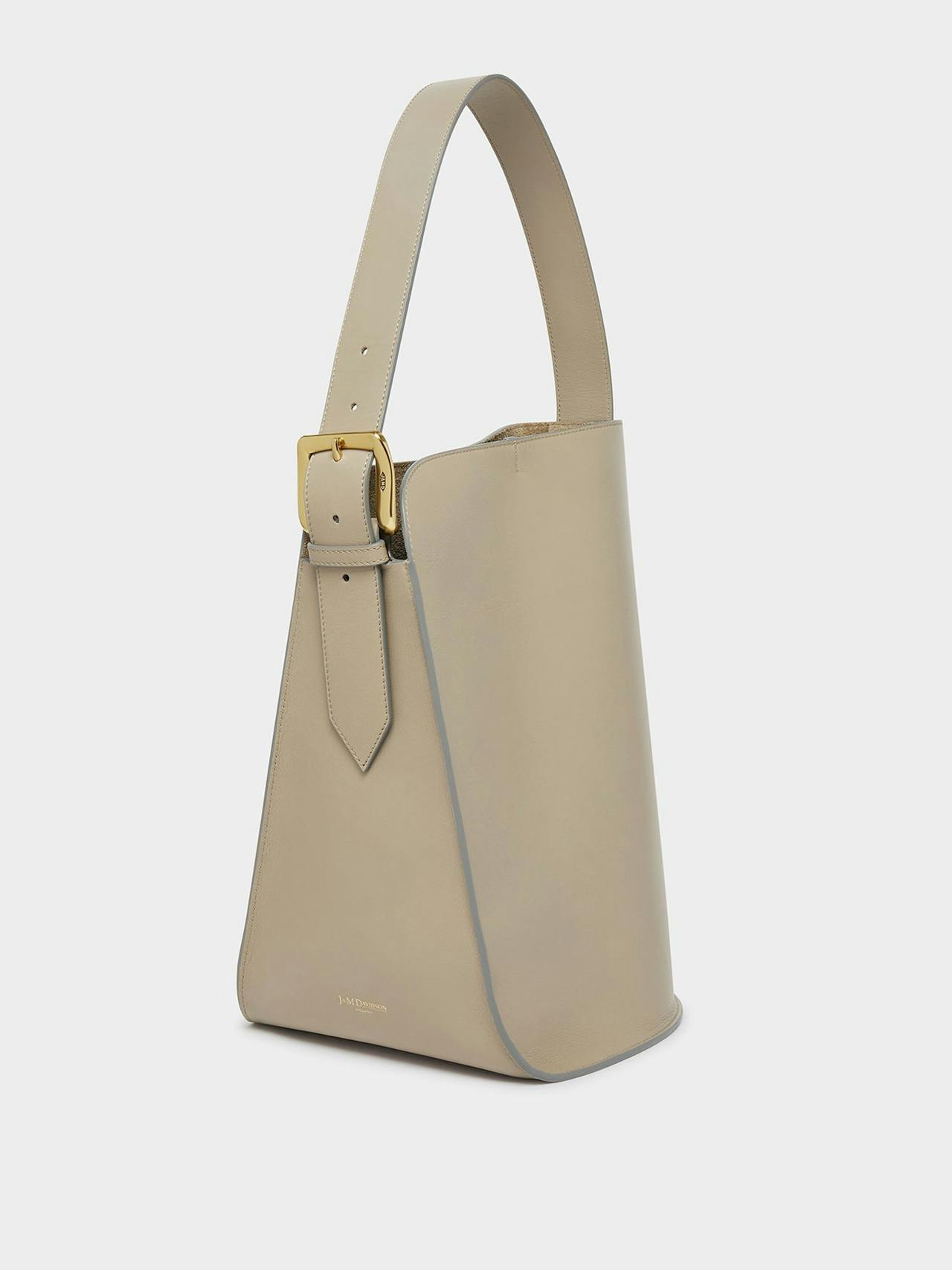 Quiver bucket bag, warm taupe