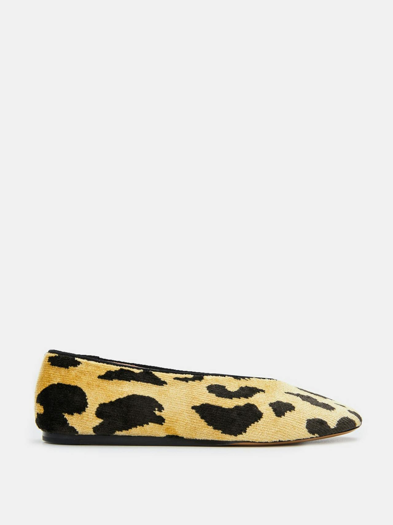 Leopard print Bevilacqua velvet regency slippers