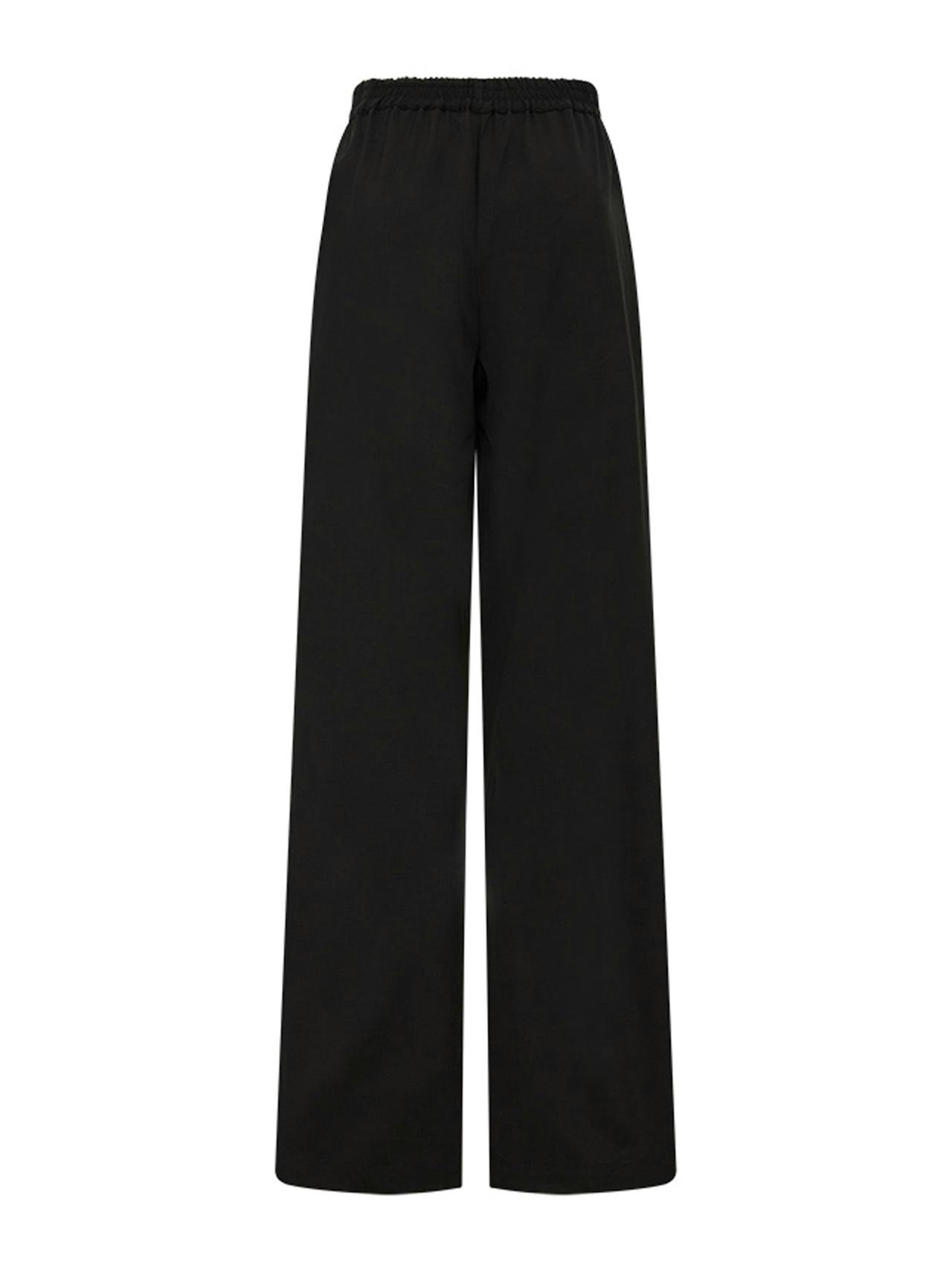 Black relaxed pin-stitch trousers Womens Apparel - Pants Matteau    - Collagerie