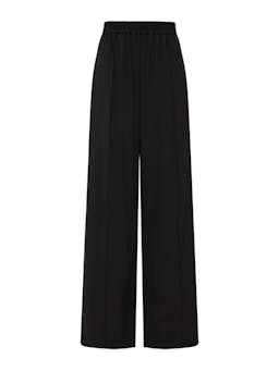 Black relaxed pin-stitch trousers Womens Apparel - Pants Matteau    - Collagerie