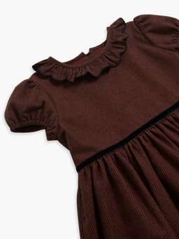 Burgundy Raisin scalloped dress Baby & Child Clothing Amaia    - Collagerie