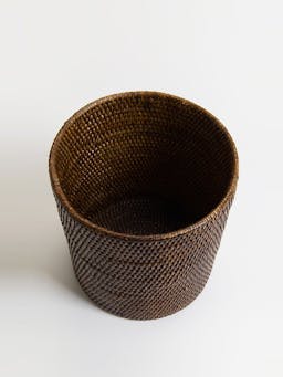 Rangoon rattan waste paper basket Wastepaper Bins Kalinko    - Collagerie