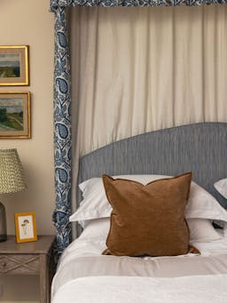 Nougat verity linen velvet square cushion Throws & Cushions Rebecca Udall    - Collagerie