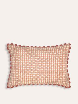 Pink Viale block pint cushion Cushions Birdie Fortescue    - Collagerie