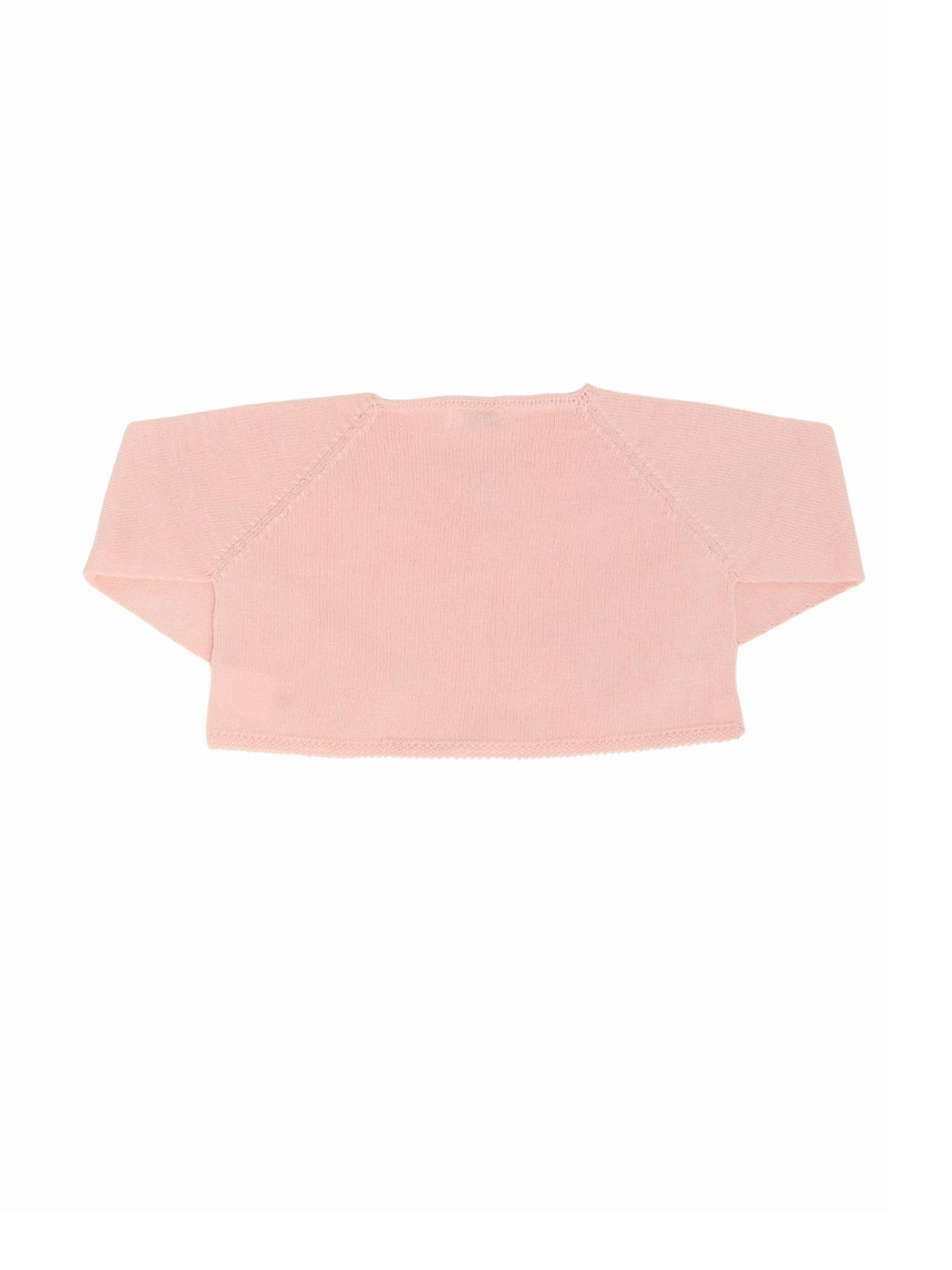 Rose cropped cardigan pink Baby & Child Clothing Amaia    - Collagerie