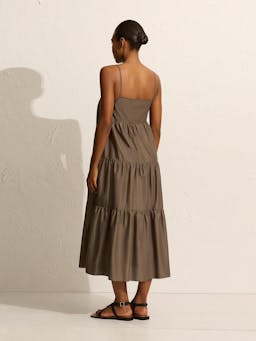 Birch tiered sundress Womens Apparel - Dresses Matteau    - Collagerie