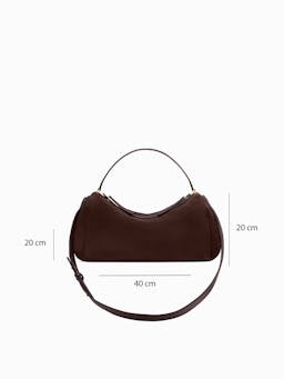 Dark chocolate Scorpius crossbody bag Tote Handbag NEOUS    - Collagerie