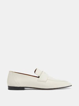 Ecru placket leather soft loafers Shoes Le Monde Beryl    - Collagerie