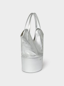 Silver small Ray bucket bag Bags J&M Davidson    - Collagerie