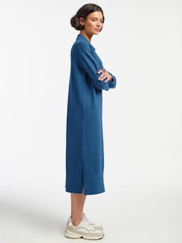 Mid blue Eleanor wool knit dress Knit Cefinn    - Collagerie