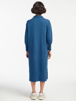 Mid blue Eleanor wool knit dress Knit Cefinn    - Collagerie