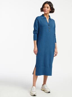 Mid blue Eleanor wool knit dress Knit Cefinn    - Collagerie