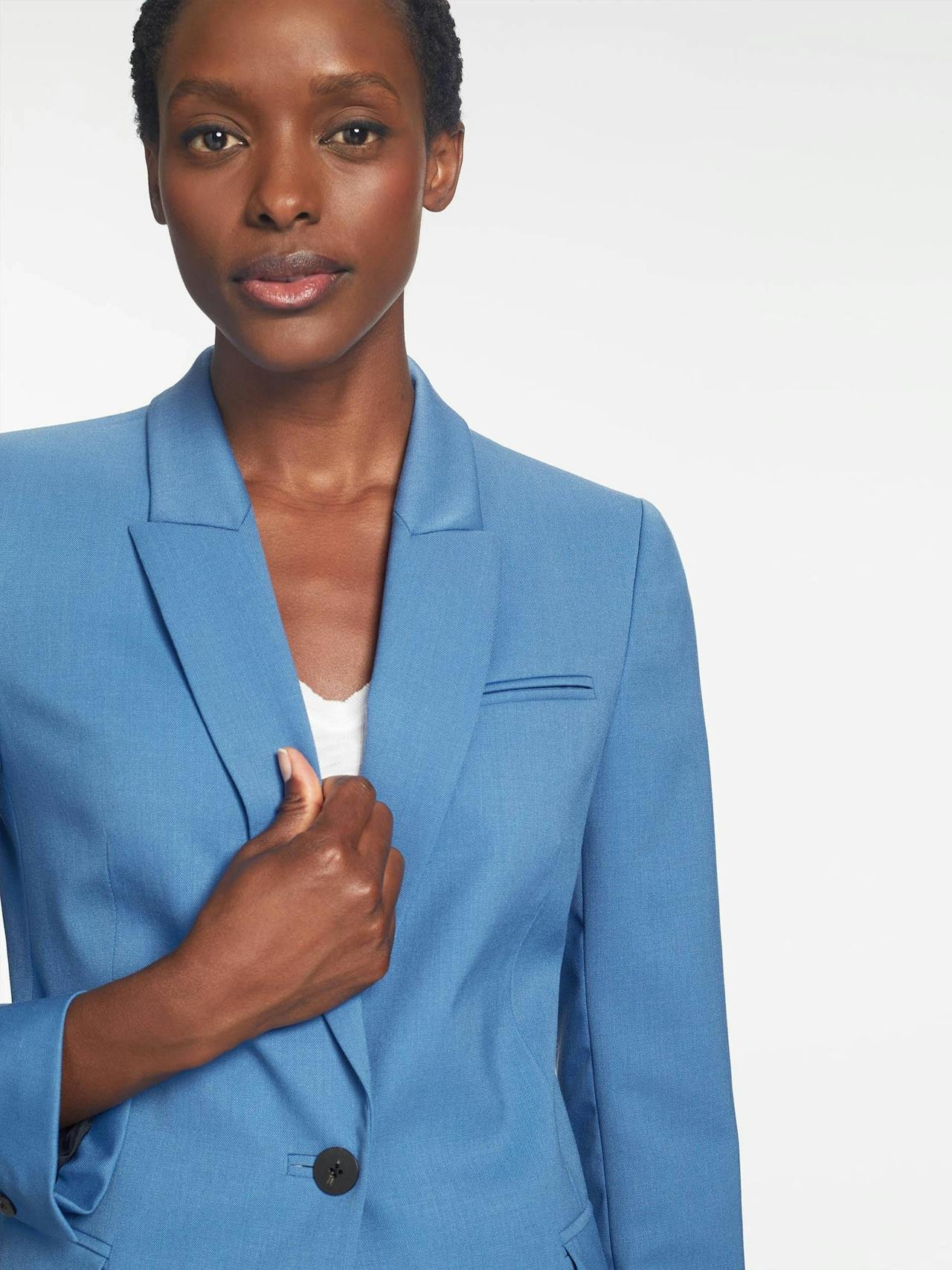 Blue Jamie new wool blazer Jacket Cefinn    - Collagerie