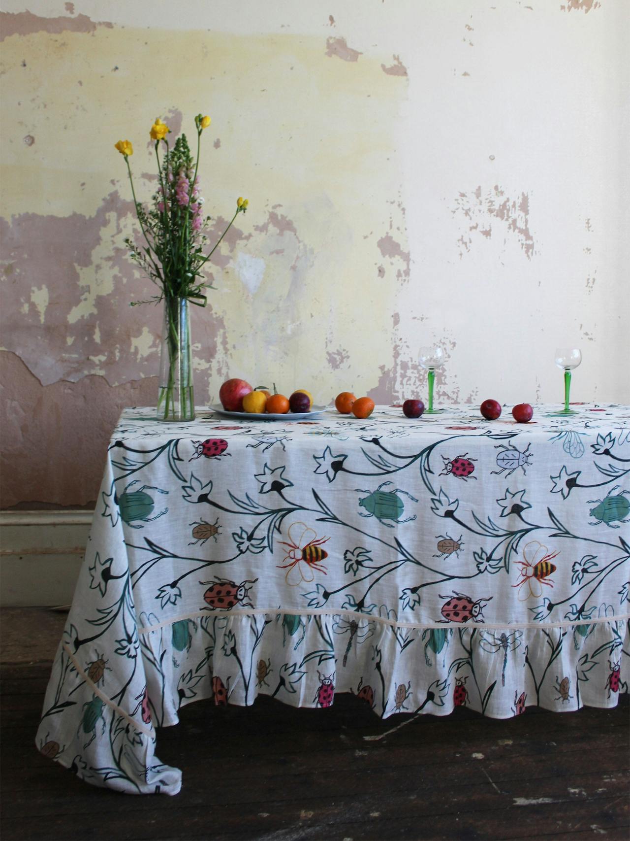 Flora tablecloth Tablecloths Amuse La Bouche    - Collagerie