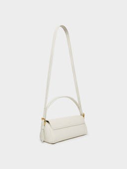 Cream leather Bonny Baguette mini bag Bags J&M Davidson    - Collagerie