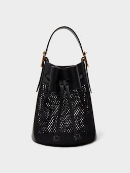 Black Mesh Poppy bag Bags J&M Davidson    - Collagerie