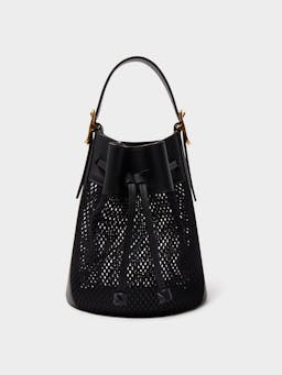 Black Mesh Poppy bag Bags J&M Davidson    - Collagerie