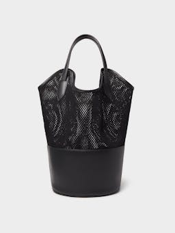 Black Mesh Ray bucket bag Bags J&M Davidson    - Collagerie