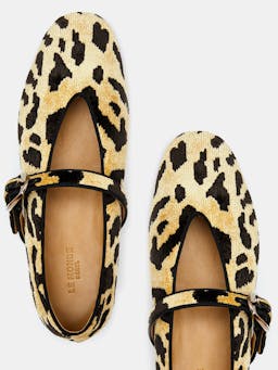 Leopard print bevilacqua velvet Stella slippers Footwear Le Monde Beryl    - Collagerie