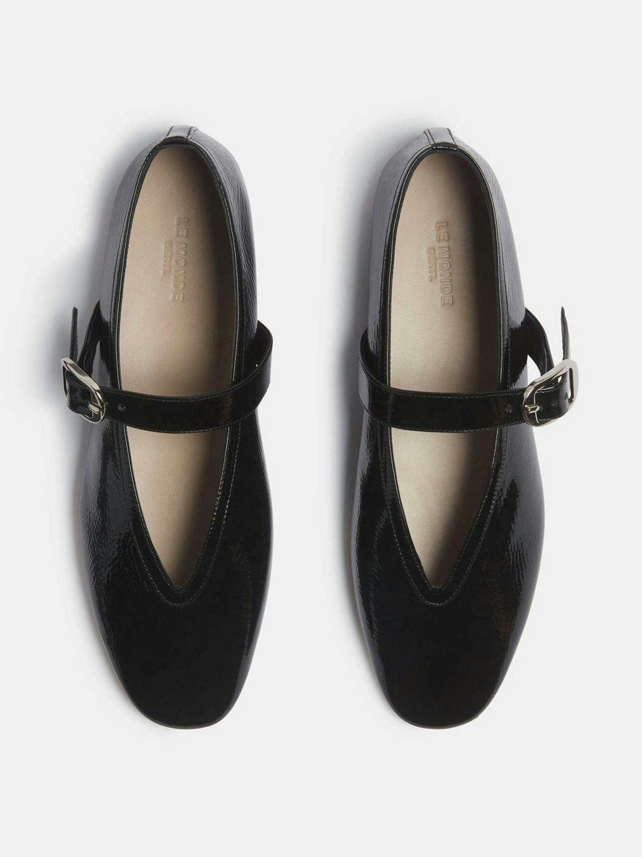 Black patent leather Stella slippers Footwear Le Monde Beryl    - Collagerie