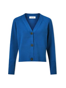 Bright blue Caro cotton cardigan Knit Cefinn    - Collagerie