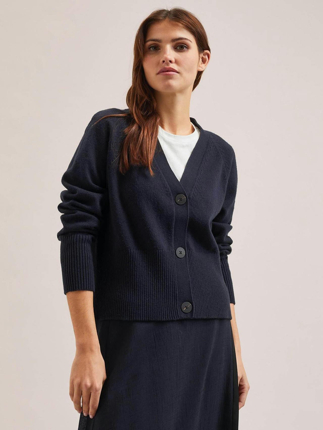 Navy Caro cotton cardigan Knit Cefinn    - Collagerie