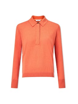 Orange Josie linen blend jumper Knit Cefinn    - Collagerie