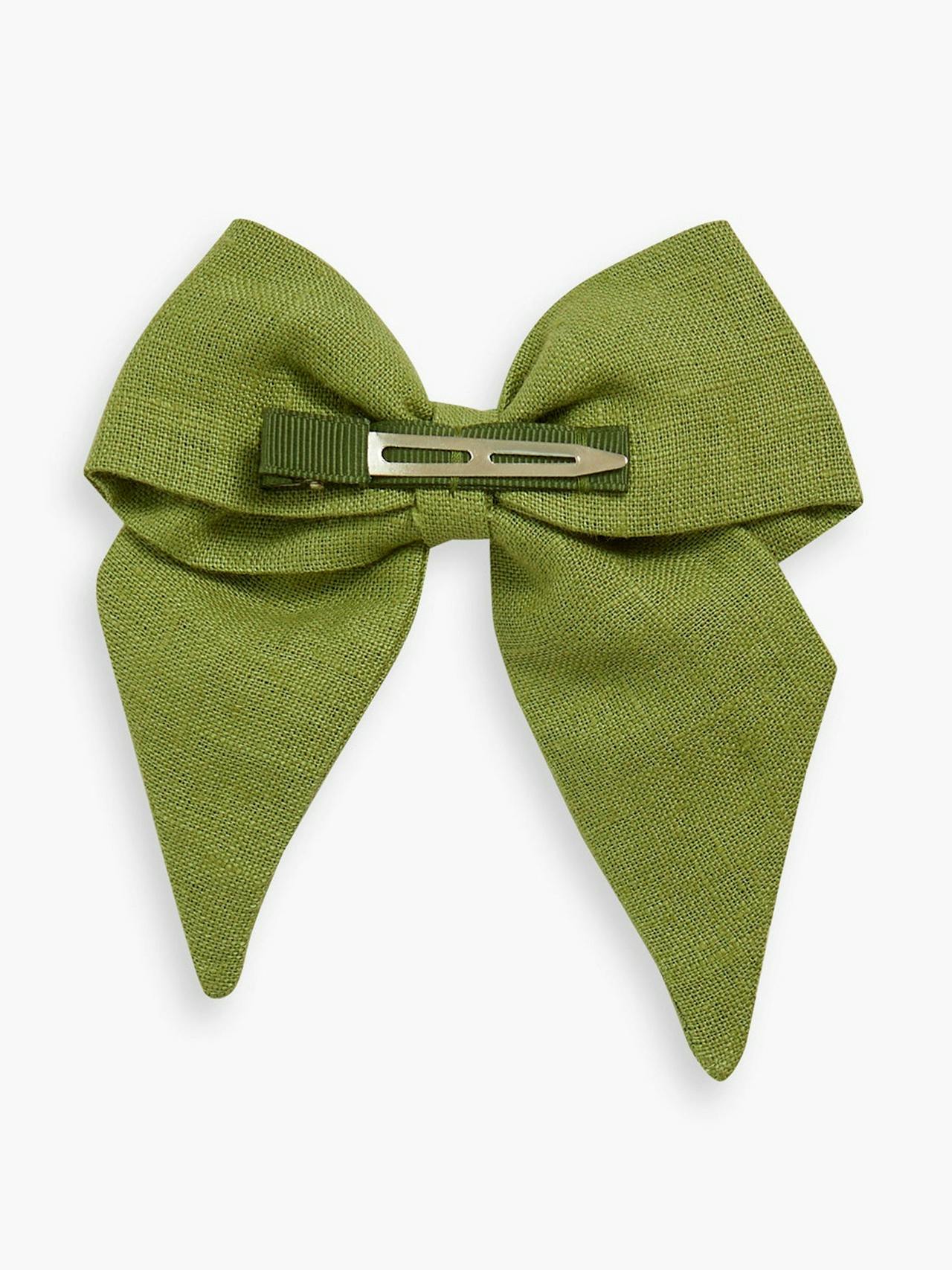 Apple green linen sailor bow Accessories Amaia    - Collagerie