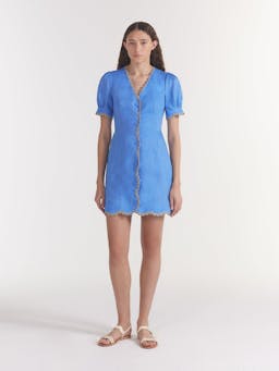 Peri blue Marlee dress Dress Saloni    - Collagerie