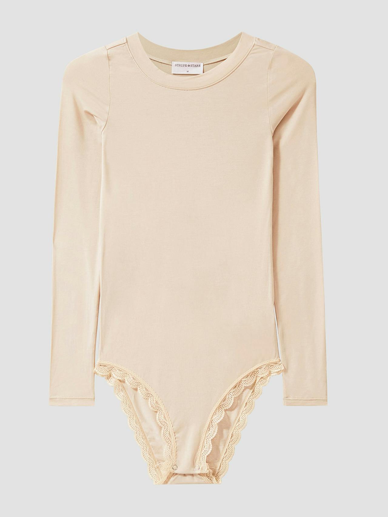 Sand long sleeved bodysuit