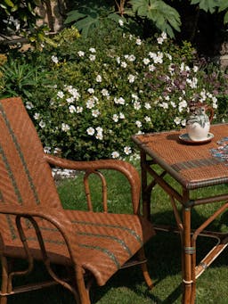 Emerson outdoor armchair Rattan Sharland England    - Collagerie