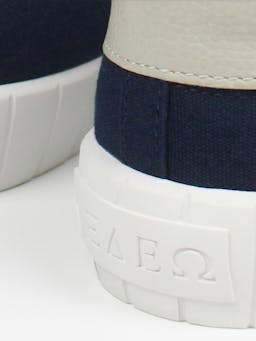 The Helios navy and beige trainers Trainers > Sneakers > Shoes Sans Matin    - Collagerie