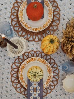 Rattan placemat Rattan Sharland England    - Collagerie