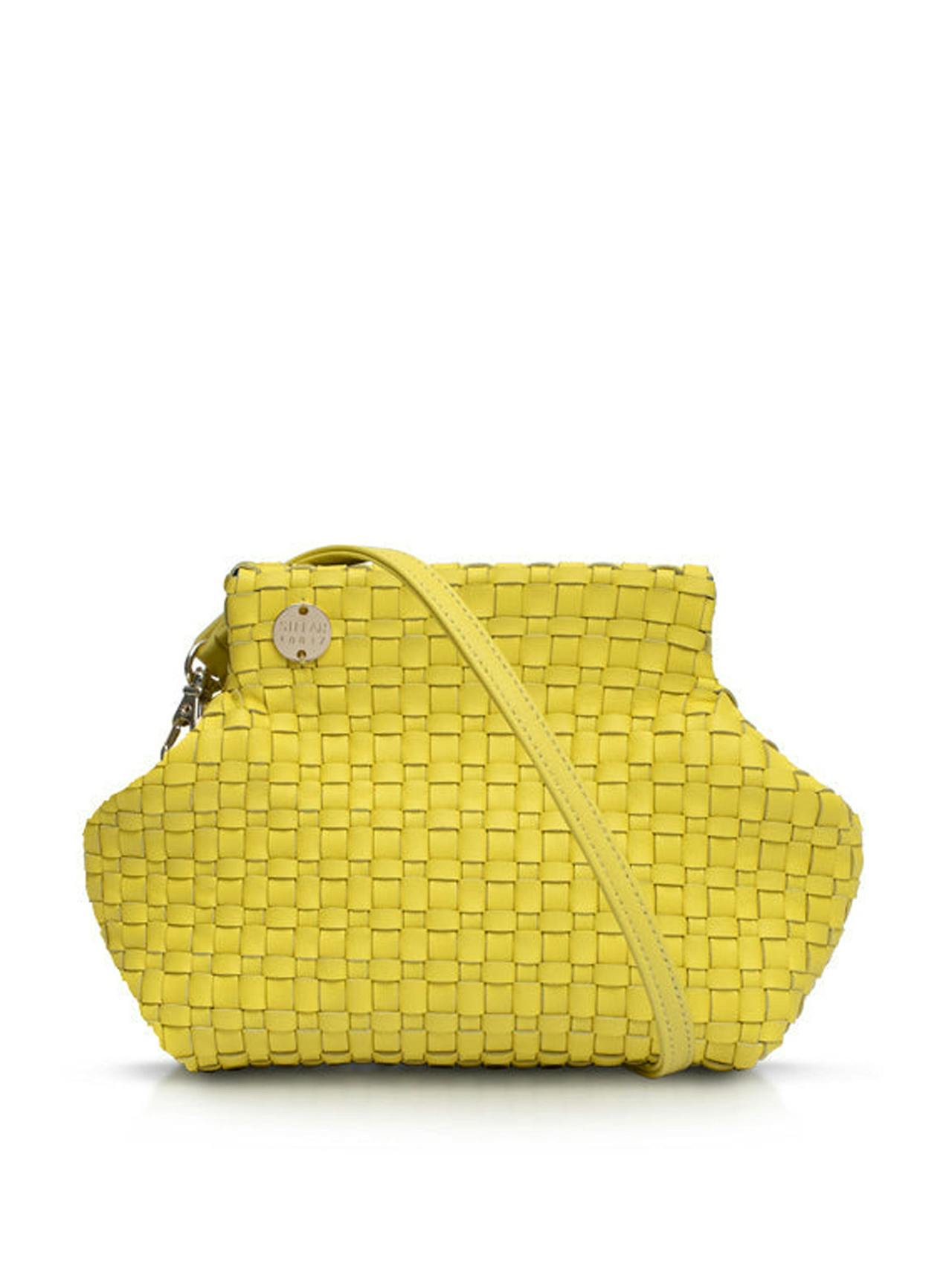 Yellow Lilis small frame clutch  STELAR    - Collagerie