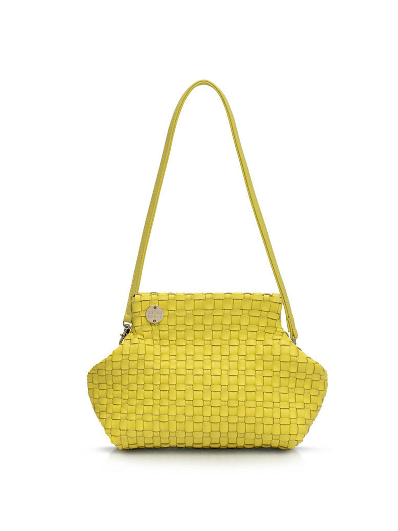 Yellow Lilis small frame clutch  STELAR    - Collagerie