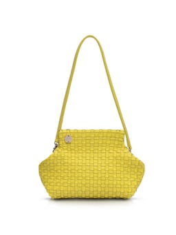 Yellow Lilis small frame clutch  STELAR    - Collagerie