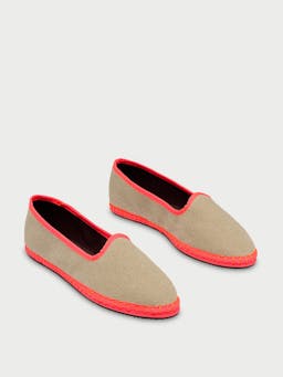 Beige Snow flats Slipper Flabelus    - Collagerie