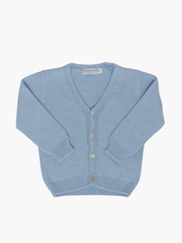 Sous-marin cardigan powder blue Baby Clothing Amaia    - Collagerie