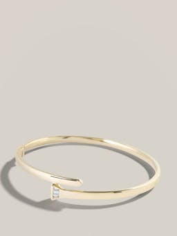 The Lucky One gold and diamond bangle BANGLE Lucy Delius    - Collagerie