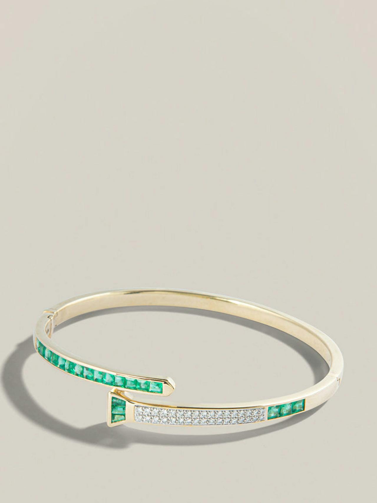 The Lucky One emerald bangle