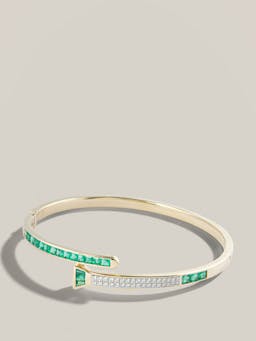 The Lucky One emerald bangle BANGLE Lucy Delius    - Collagerie