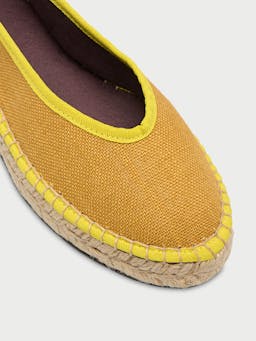 Yellow Summer swing flats Ribbon Flabelus    - Collagerie